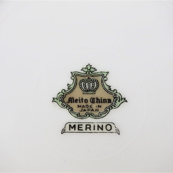 Meito Merino Fruit Dessert Bowls Nappies Set of 6 Porcelain China White Pink - Picture 4 of 4